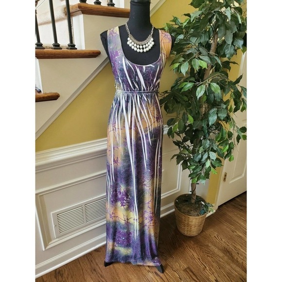Lilly Lou Maxi Dress Size XLarge Polyester Spandex - Picture 1 of 10